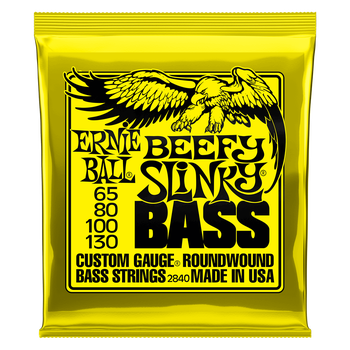 Ernie Ball Nickelwound Bass Strings - Beefy Slinky/65-130