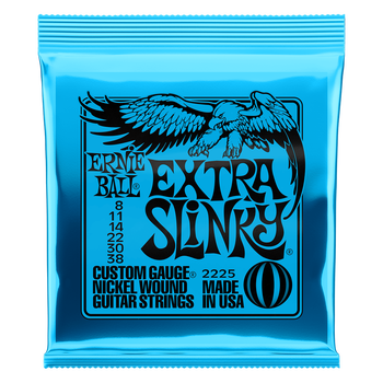 Ernie Ball Nickelwound Guitar Strings - Extra Slinky/8-38