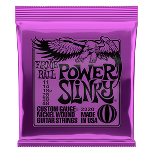 Ernie Ball Nickelwound Guitar Strings - Power Slinky/11-48