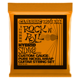 Ernie Ball Classic Rock 'n' Roll Pure Nickel Guitar Strings - Hybrid/9-46