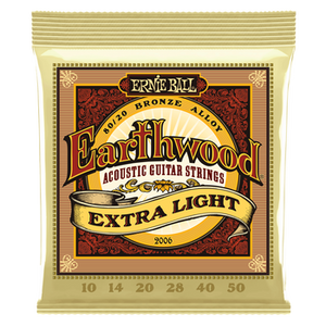 Ernie Ball Earthwood Acoustic Guitar Strings - Extra Light/10-50
