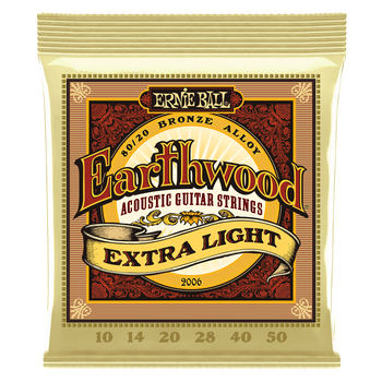 Ernie Ball Earthwood Acoustic Guitar Strings - Extra Light/10-50
