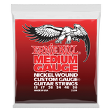 Ernie Ball Nickelwound Custom Gauge Guitar Strings - Medium/13-56