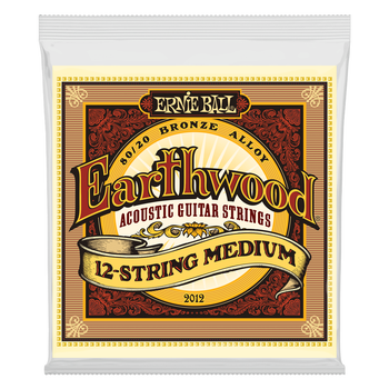 Ernie Ball Earthwood Acoustic Strings - Medium/11-52 and 11-28, 12-string
