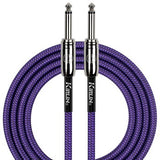 Kirlin Fabric Series Straight to Straight Instrument Cable - Purple, 20 ft