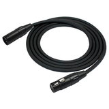 Kirlin XLR (M) to XLR (F) Mic Cable - Black, 6 ft