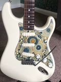 Olive Coco on customer's own customised Squier Strat