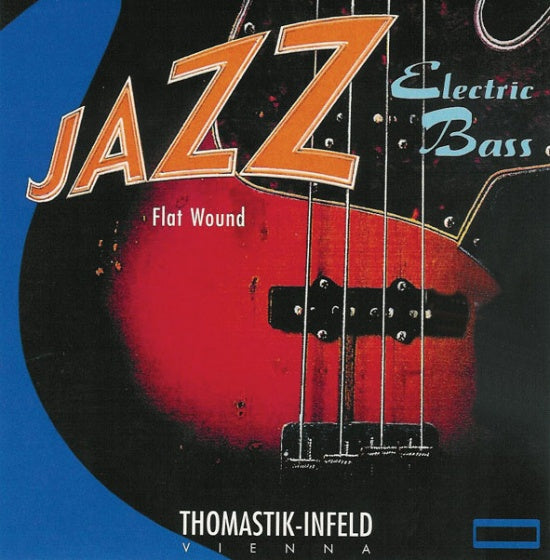 Thomastik Jazz Bass Flatwound Short Scale Bass Guitar Strings - 43-106