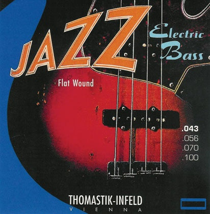 Thomastik Jazz Bass Flatwound Bass Guitar Strings - 43-100