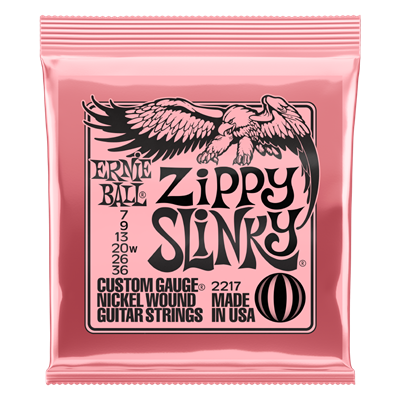 Ernie Ball Nickelwound Guitar Strings - Zippy Slinky / 7-36