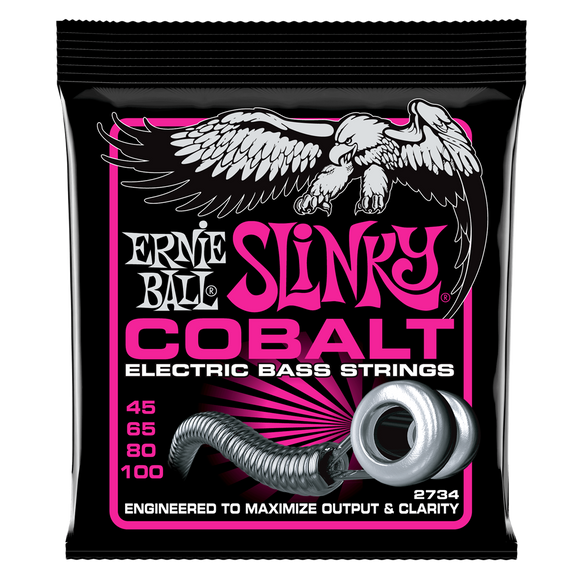 Ernie Ball Cobalt Bass Strings - Super Slinky/45-100
