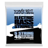Ernie Ball Custom Gauge Flatwound Bass Strings - 45-130, 5-string