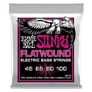 Ernie Ball Cobalt Flatwound Bass Strings - Super Slinky/45-100