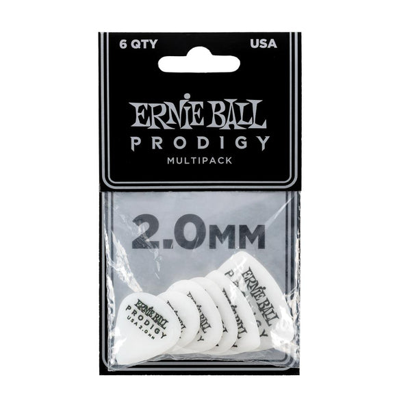 Ernie Ball Prodigy Picks Multipack - 2.0 mm, 6 pack